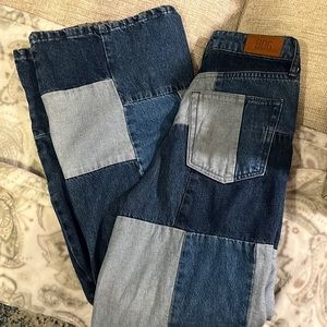 Urban outfitter puddle style jeans
